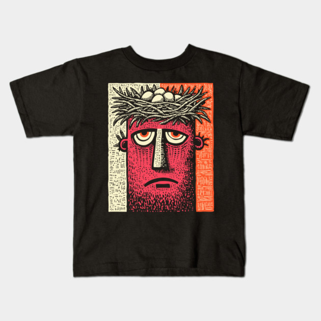 Creative Block - The Fragility of Nested Ideas Kids T-Shirt by TuncGK