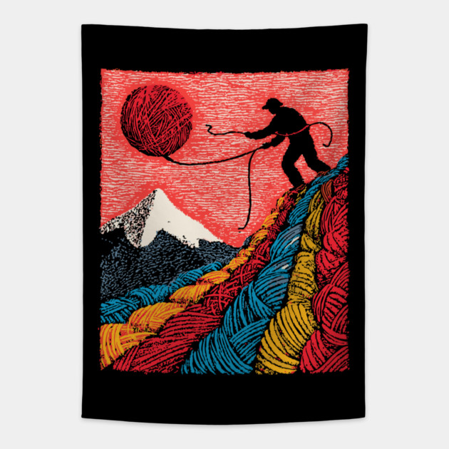 Metaphysical Art - Knitting a New Reality Tapestry by TuncGK