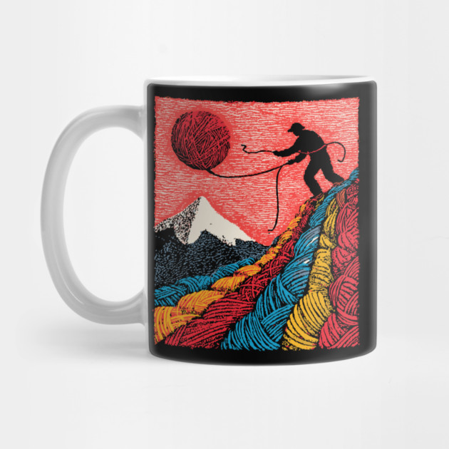 Metaphysical Art - Knitting a New Reality by TuncGK