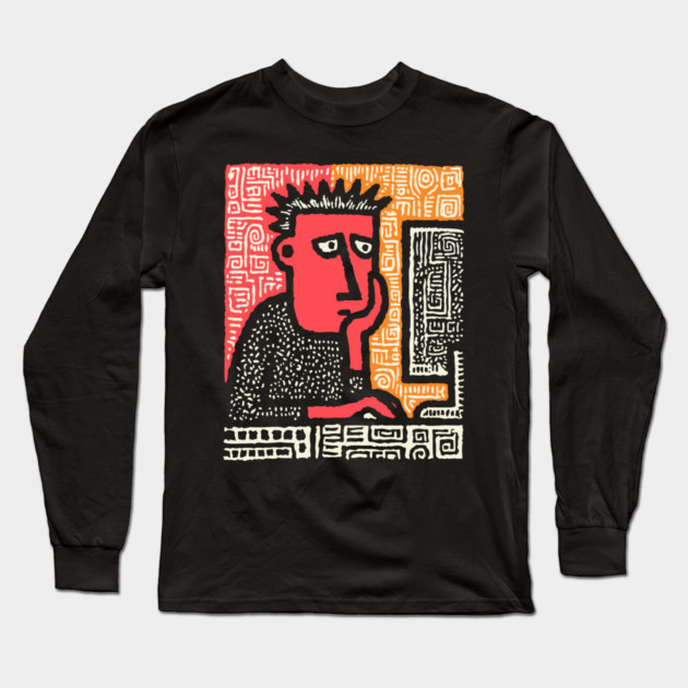 Creative Burnout - The Graphic Designer's Lament Long Sleeve T-Shirt by TuncGK