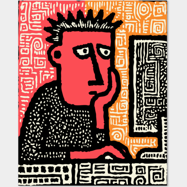 Creative Burnout - The Graphic Designer's Lament Wall Art by TuncGK