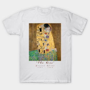 Gustav Klimt The Kiss T-Shirt, Art Nouveau Shirt, Famous Painting Tee, Gold Art Shirt, Artistic Clothing, Aesthetic TShirt for Art Lovers T-Shirt
