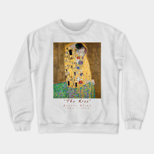 Gustav Klimt The Kiss T-Shirt, Art Nouveau Shirt, Famous Painting Tee, Gold Art Shirt, Artistic Clothing, Aesthetic TShirt for Art Lovers Crewneck Sweatshirt by Art2Wear
