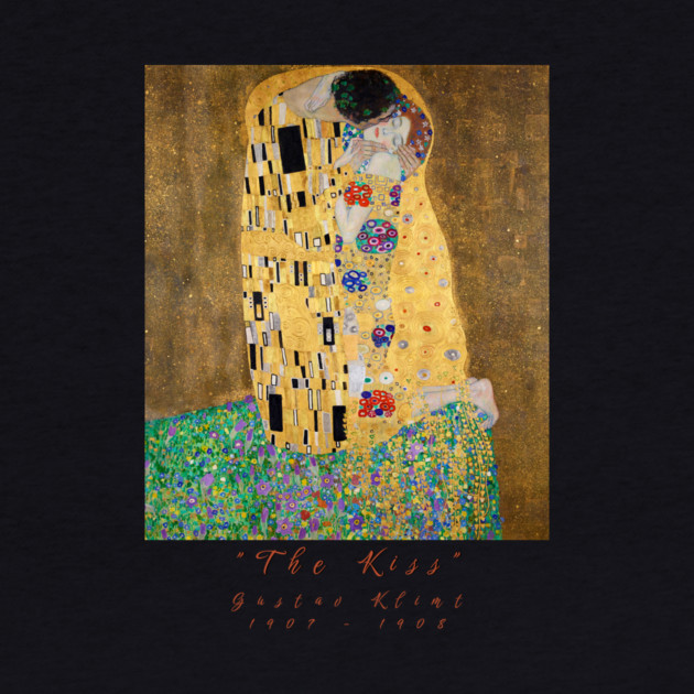 Gustav Klimt The Kiss T-Shirt, Art Nouveau Shirt, Famous Painting Tee, Gold Art Shirt, Artistic Clothing, Aesthetic TShirt for Art Lovers by Art2Wear