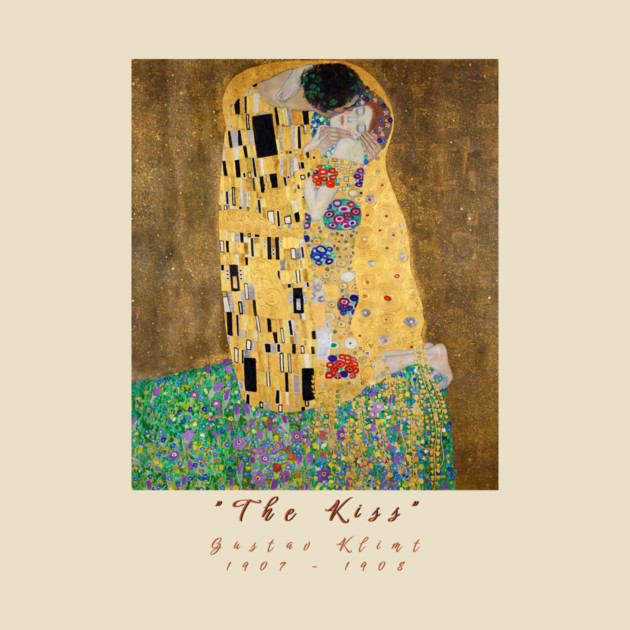 Gustav Klimt The Kiss T-Shirt, Art Nouveau Shirt, Famous Painting Tee, Gold Art Shirt, Artistic Clothing, Aesthetic TShirt for Art Lovers by Art2Wear