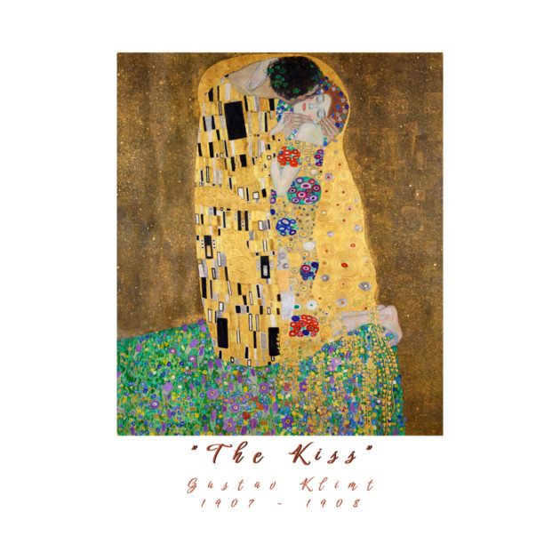 Gustav Klimt The Kiss T-Shirt, Art Nouveau Shirt, Famous Painting Tee, Gold Art Shirt, Artistic Clothing, Aesthetic TShirt for Art Lovers by Art2Wear