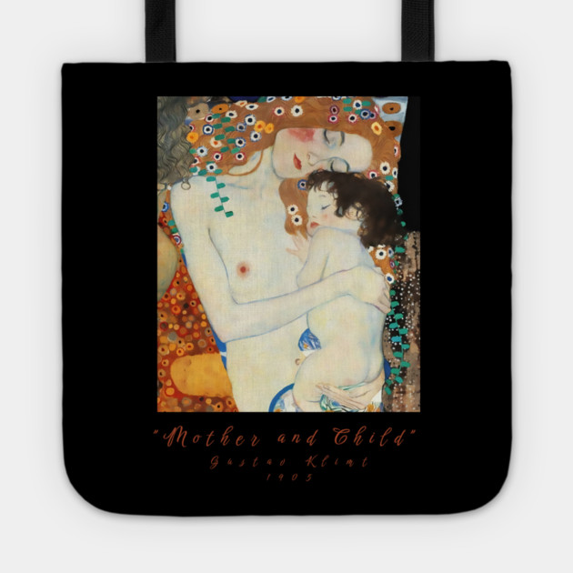 Klimt Mother and Child T-Shirt, Fine Art Tee, Gustav Klimt Shirt, The Three Ages of Woman Tee, Art Lover Gift, Artistic T Shirt Tote by Art2Wear