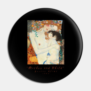 Klimt Mother and Child T-Shirt, Fine Art Tee, Gustav Klimt Shirt, The Three Ages of Woman Tee, Art Lover Gift, Artistic T Shirt Pin