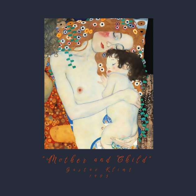 Klimt Mother and Child T-Shirt, Fine Art Tee, Gustav Klimt Shirt, The Three Ages of Woman Tee, Art Lover Gift, Artistic T Shirt by Art2Wear