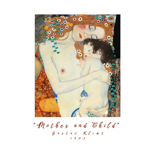 Klimt Mother and Child T-Shirt, Fine Art Tee, Gustav Klimt Shirt, The Three Ages of Woman Tee, Art Lover Gift, Artistic T Shirt by Art2Wear