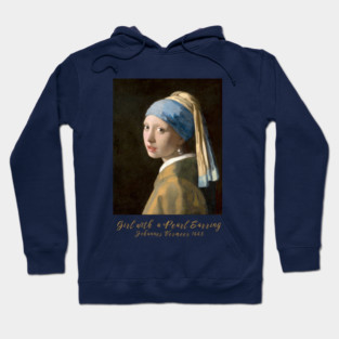 Classic Art Sweatshirt, Girl with a Pearl Earring Sweatshirt, Vintage Art Design, Unique Gift Sweatshirt, International Women's Day 8 March Hoodie