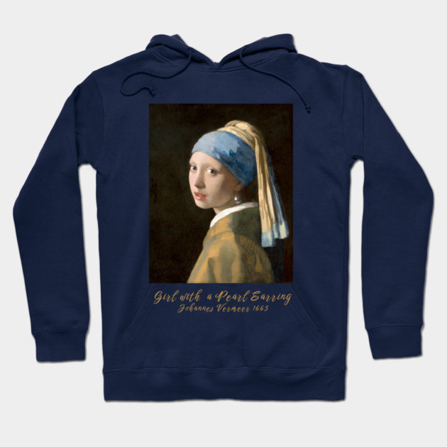Classic Art Sweatshirt, Girl with a Pearl Earring Sweatshirt, Vintage Art Design, Unique Gift Sweatshirt, International Women's Day 8 March Hoodie by Art2Wear