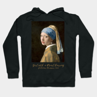 Classic Art Sweatshirt, Girl with a Pearl Earring Sweatshirt, Vintage Art Design, Unique Gift Sweatshirt, International Women's Day 8 March Hoodie