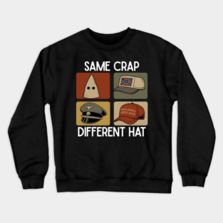 Same Hate Different Mask Anti Intolerance Equality Peace Statement Crewneck Sweatshirt