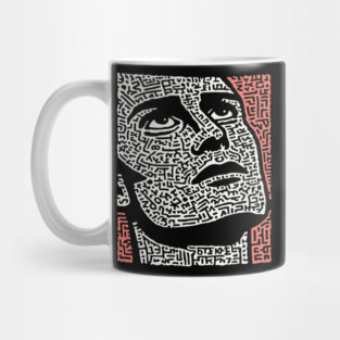 Psychedelic Portrait - A Labyrinth of Consciousness Mug