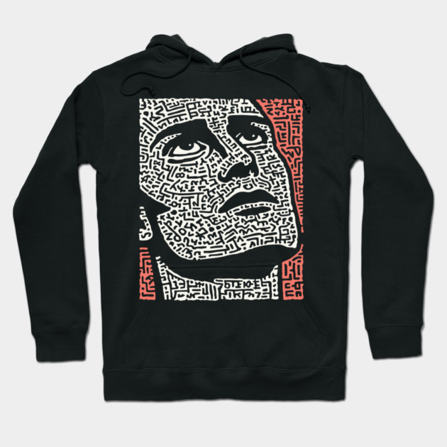 Psychedelic Portrait - A Labyrinth of Consciousness Hoodie by TuncGK