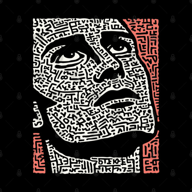 Psychedelic Portrait - A Labyrinth of Consciousness by TuncGK