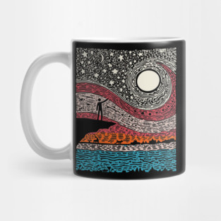 Cosmic Wonder - The Spiral Night Sky Mug