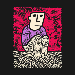 Existential Art - The Feeling of Being Rooted T-Shirt