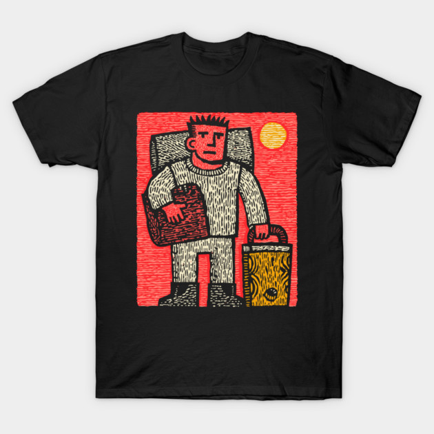 Veteran's Homecoming - The Weary Soldier's Return T-Shirt by TuncGK