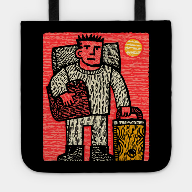 Veteran's Homecoming - The Weary Soldier's Return Tote by TuncGK