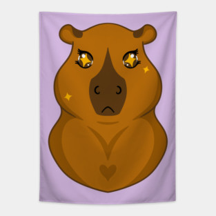 Kawaii Capybara Tapestry