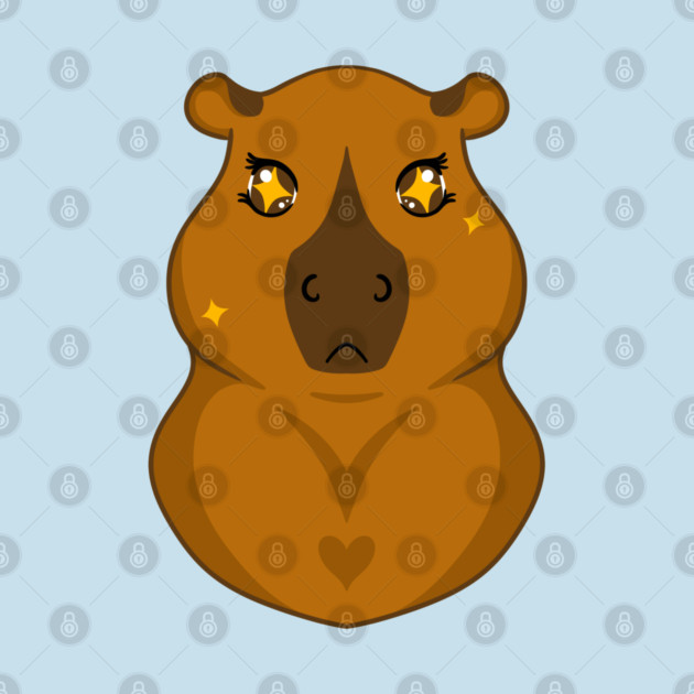 Kawaii Capybara by DeguArts