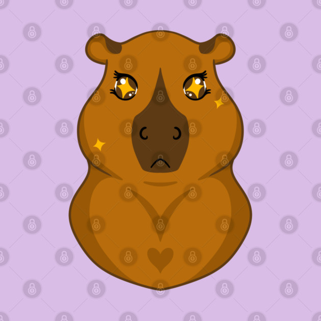 Kawaii Capybara by DeguArts