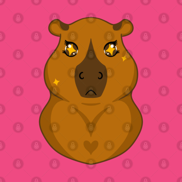 Kawaii Capybara by DeguArts