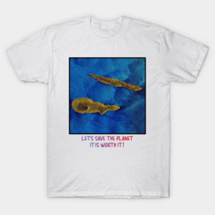 Save the Planet Endangered Earth Design Celebration T-Shirt