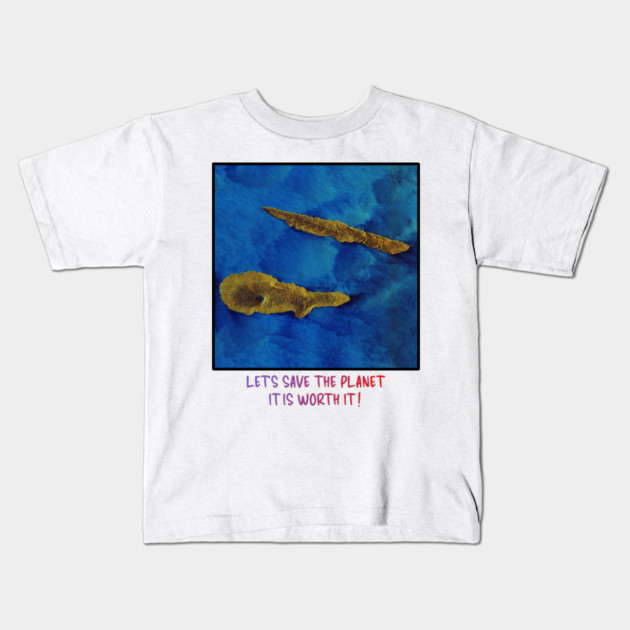 Save the Planet Endangered Earth Design Celebration Kids T-Shirt by Art2Wear