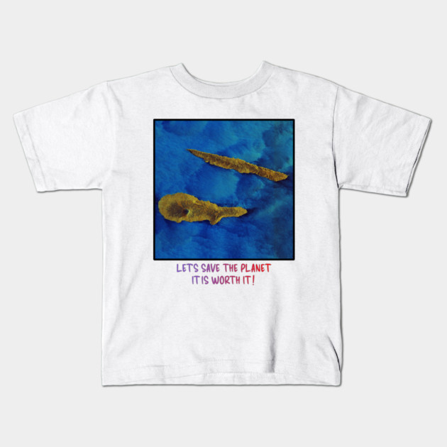 Save the Planet Endangered Earth Design Celebration Kids T-Shirt by Art2Wear