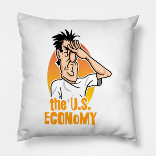US Economy Pillow