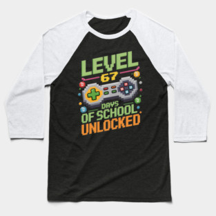 67-Days-Of-School Baseball T-Shirt