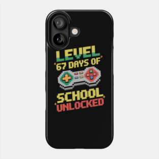 67-Days-Of-School Phone Case