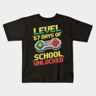 67-Days-Of-School Kids T-Shirt