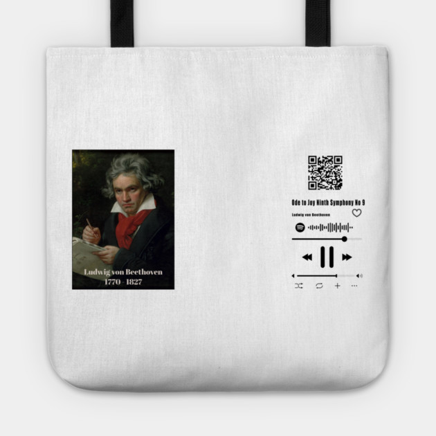 Beethoven's Ode to Joy - Stream Music Now! Tote by Art2Wear