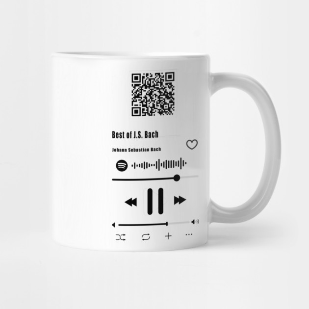 Johann Sebastian Bach Music Stream Composer by Art2Wear