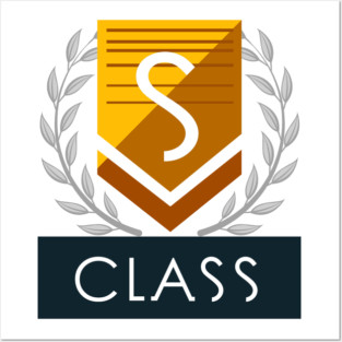 S-class No Mans Sky Themed Silver Logo T-shirt Posters and Art