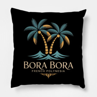 Bora Bora French Polynesia Pillow