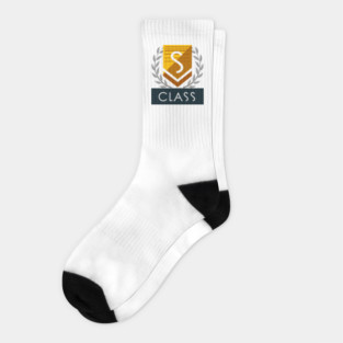 S class No Mans Sky themed Gray wreath logo T-Shirt Socks
