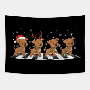 Christmas-Road Tapestry
