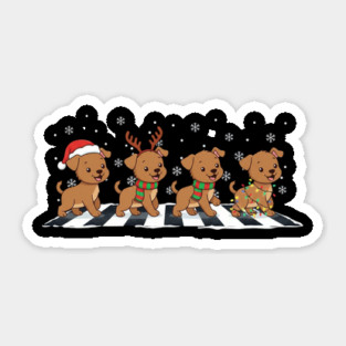 Christmas-Road Sticker