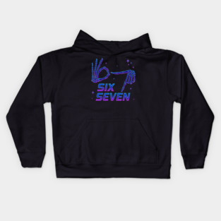 Cool-Six-Seven-Number-Gen-Alpha-Slang-6-7-Trending-Meme Kids Hoodie