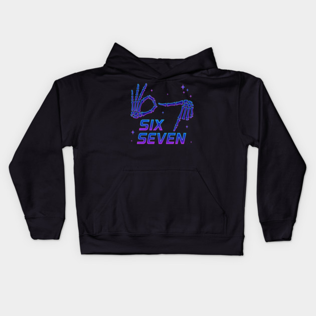 Cool-Six-Seven-Number-Gen-Alpha-Slang-6-7-Trending-Meme Kids Hoodie by ArtistTee ⭐⭐⭐⭐⭐