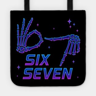 Cool-Six-Seven-Number-Gen-Alpha-Slang-6-7-Trending-Meme Tote