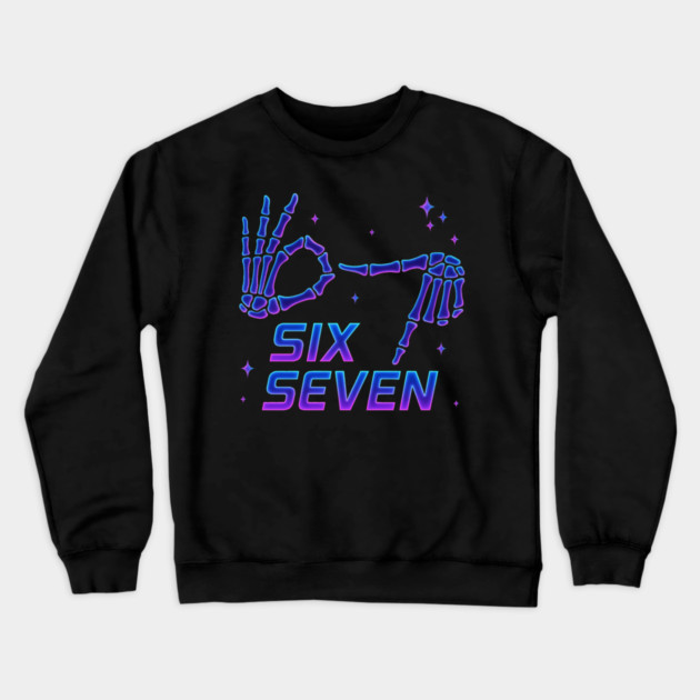 Cool-Six-Seven-Number-Gen-Alpha-Slang-6-7-Trending-Meme Crewneck Sweatshirt by ArtistTee ⭐⭐⭐⭐⭐