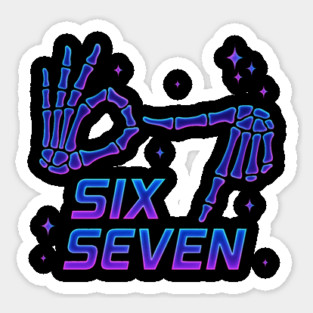 Cool-Six-Seven-Number-Gen-Alpha-Slang-6-7-Trending-Meme Sticker