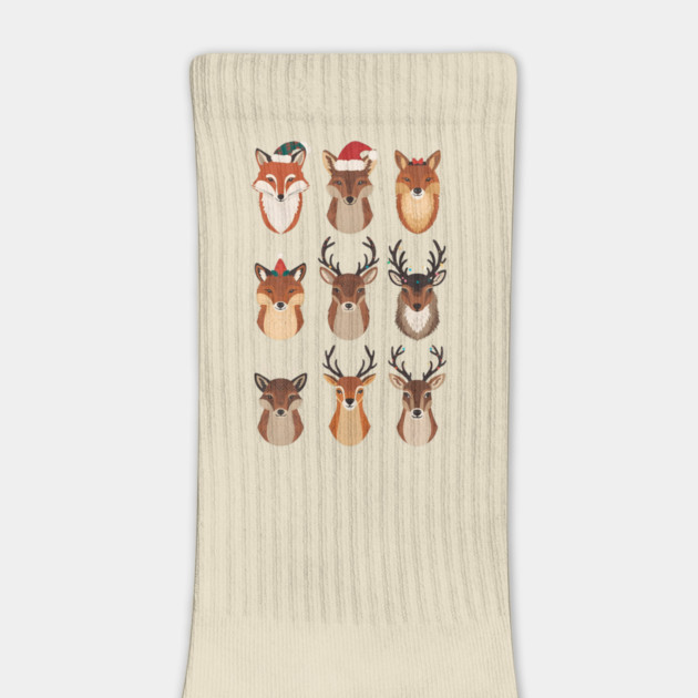 Woodland Christmas Friends by Ink Lines