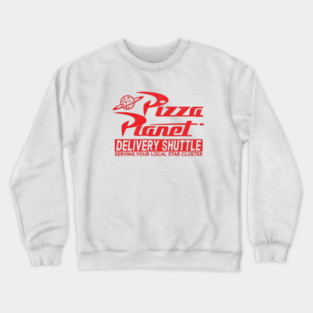 Pizza Planet Delivery Shuttle Crewneck Sweatshirt